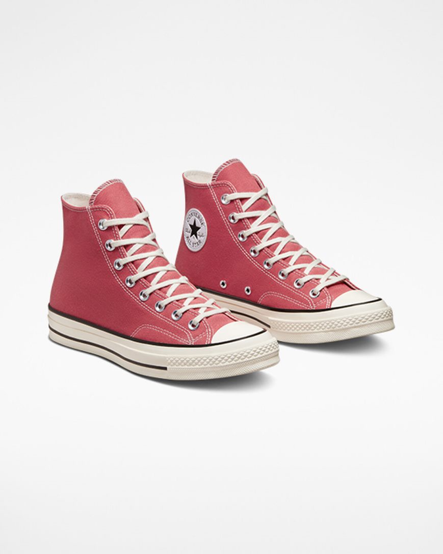 Tenisi Inalti Dama Converse Chuck 70 Vintage Panza Rosii Bej Negrii | RO QRU13E326